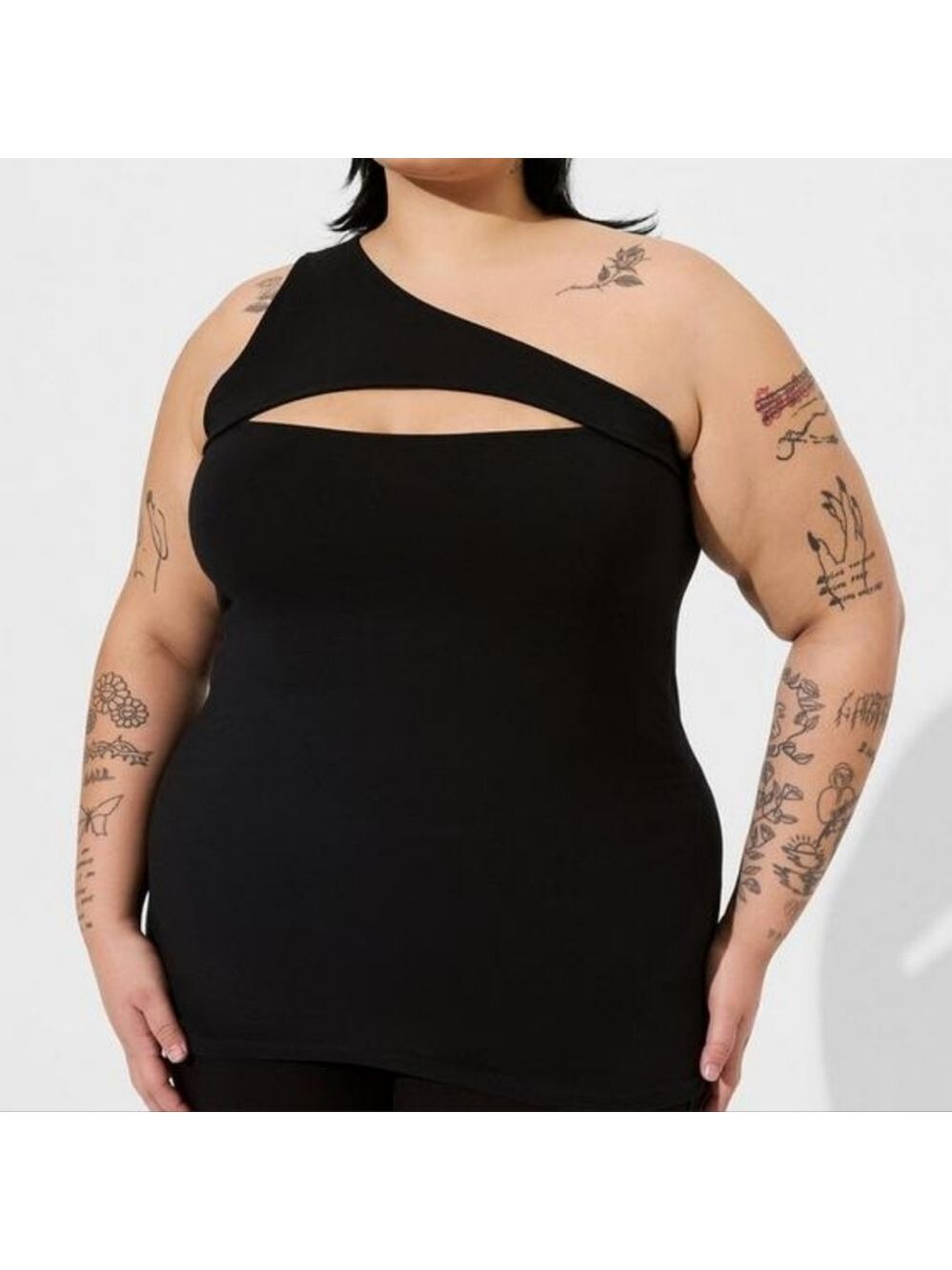5X • Torrid • Foxy Cutout One Shoulder Top